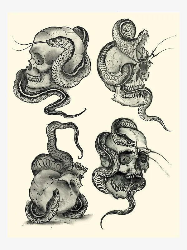 Echoes of Time — 25 Years of Tattoo Art — Hardcover Book + Travel Tool Book