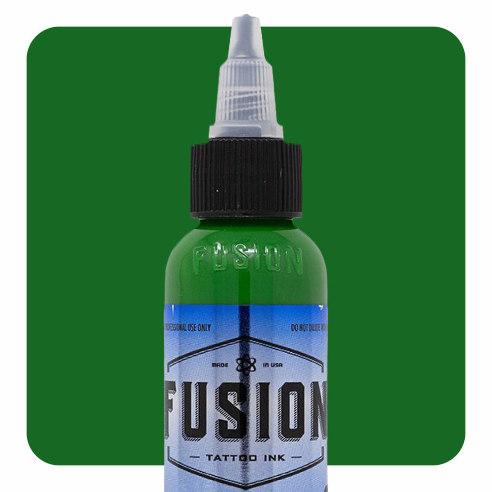 Gradient Green with Yellow 4-Pack — Fusion Tattoo Ink — 1oz