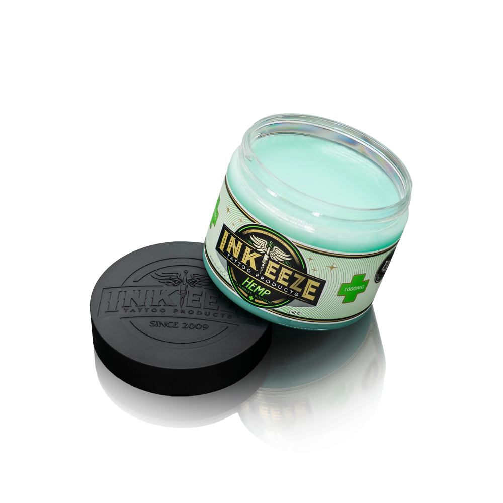 INK-EEZE Hemp Glide Tattooing Ointment — 6oz Jar