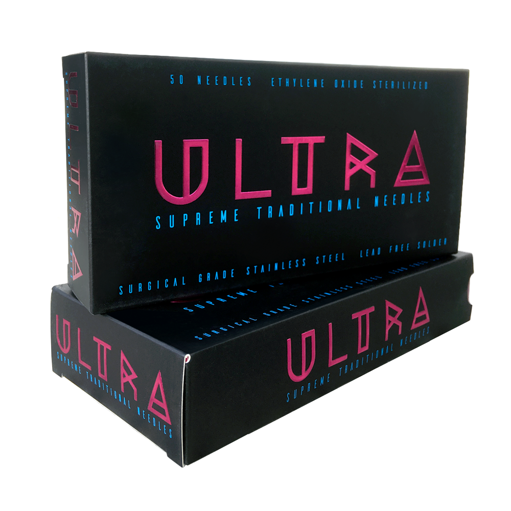 Ultra Supreme Needles - #10 Bugpin CURVED Magnum Shaders - Ultimate Tattoo Supply