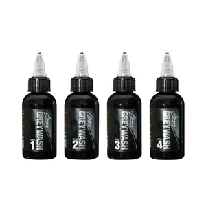 Greywash Set of 4 — Allegory Premium Tattoo Ink — Pick Size
