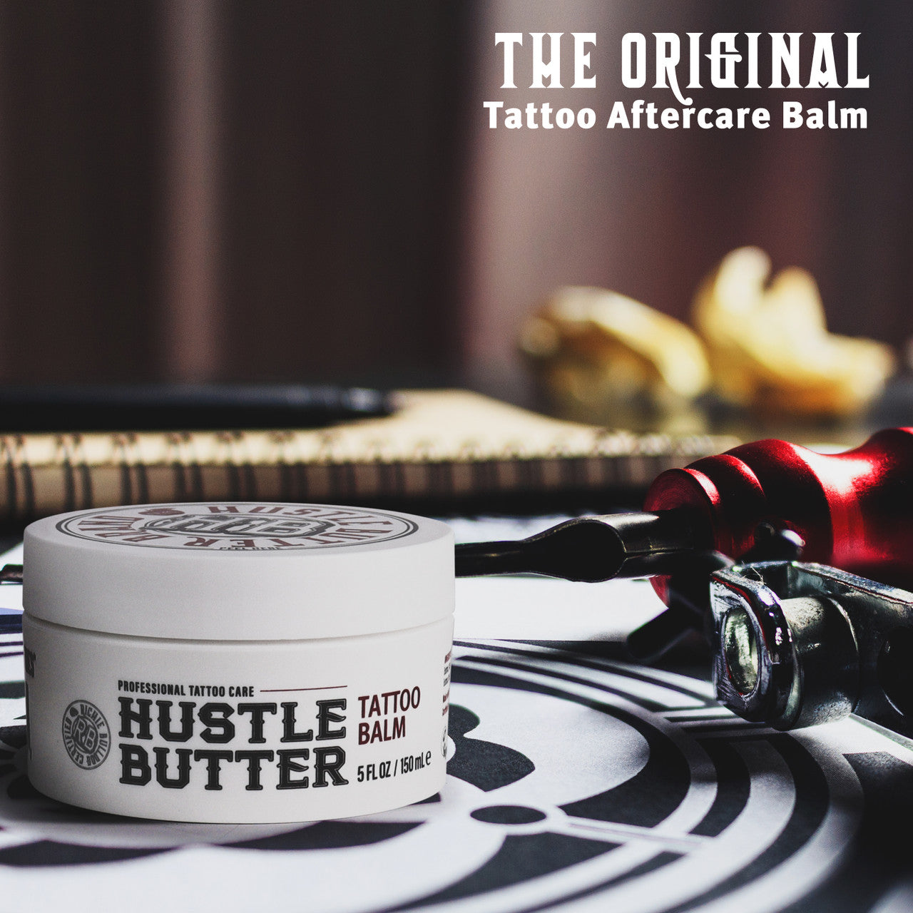 Hustle Butter Deluxe Tattoo Aftercare — 5oz — Single or Case of 24