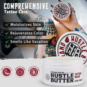 Hustle Butter Deluxe Tattoo Aftercare — 5oz — Single or Case of 24