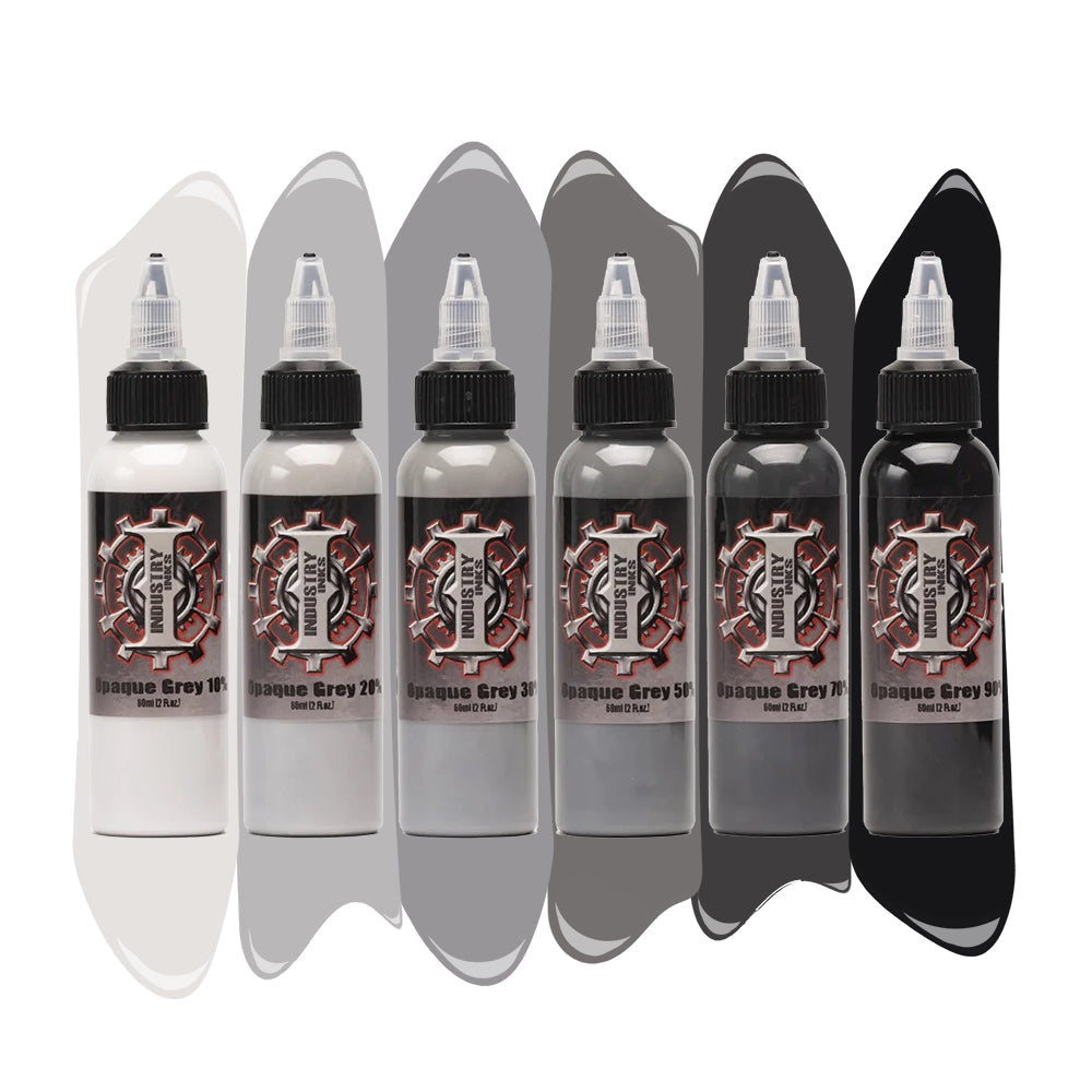 Opaque Grey Color Set — Industry Inks — Pick Size