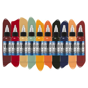 Ben Kaye 10-Color Palette Signature Set — Fusion Tattoo Ink — 1oz