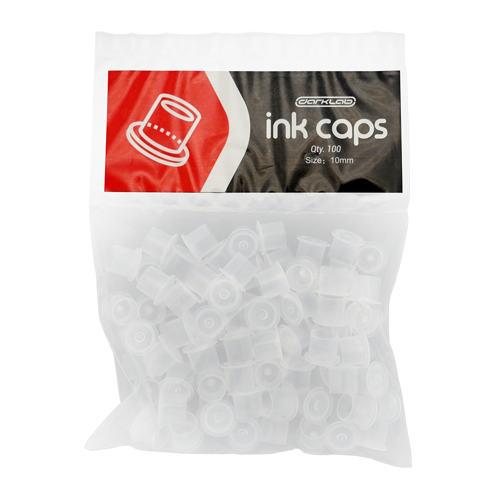 Ink Caps With Base - Darklab Tattoo Supplies