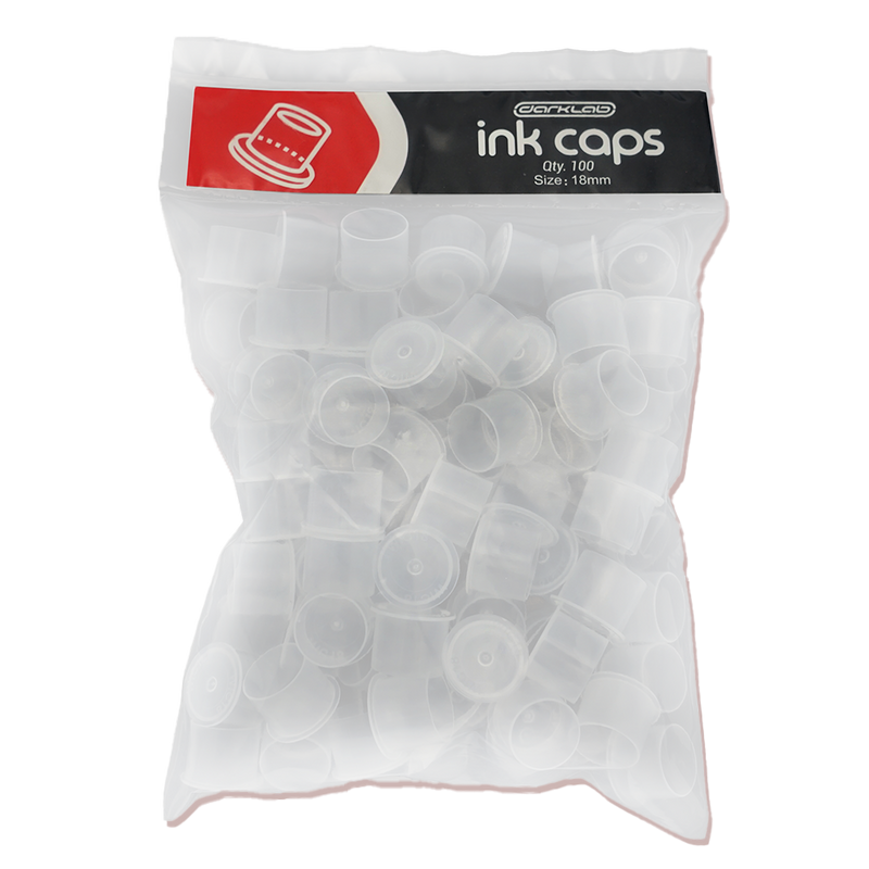 Ink Caps With Base - Darklab Tattoo Supplies