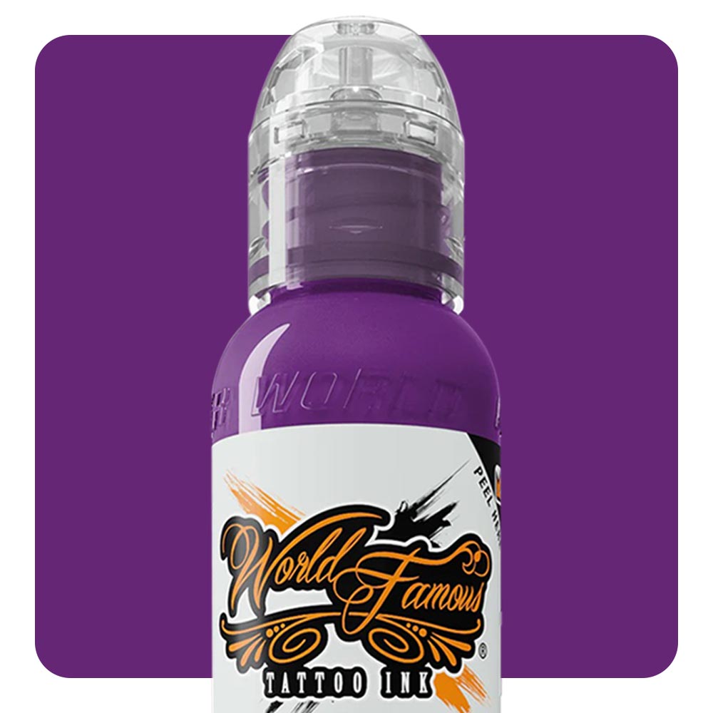 World Famous Tattoo Ink — All Purple Inks — 4oz