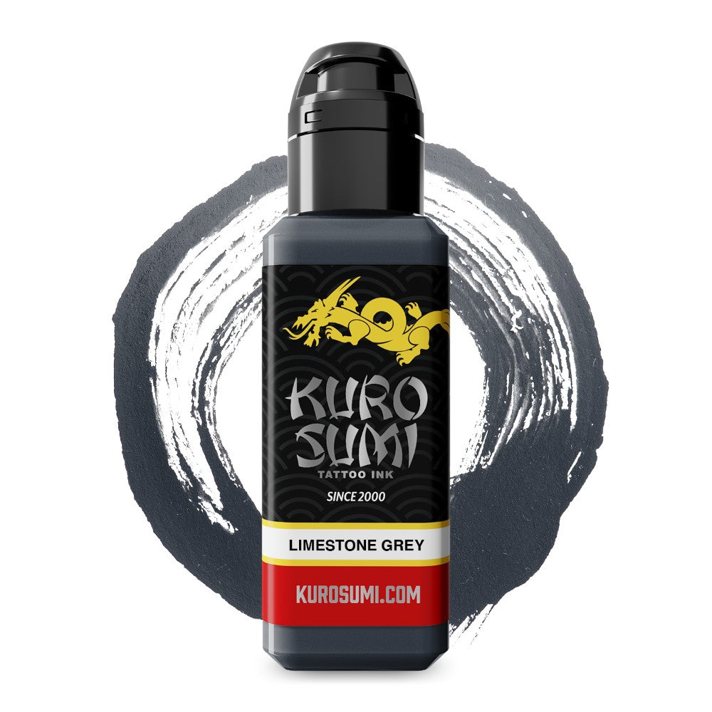 Limestone Grey — Kuro Sumi Tattoo Ink — Pick Size