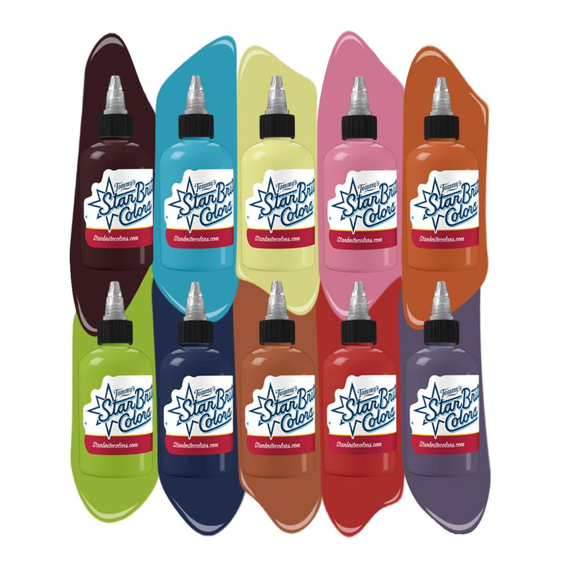 Kirt Silver Series Ink Set – StarBrite Colors Signature Series by Tommy’s Supplies – 10 1oz Bottles