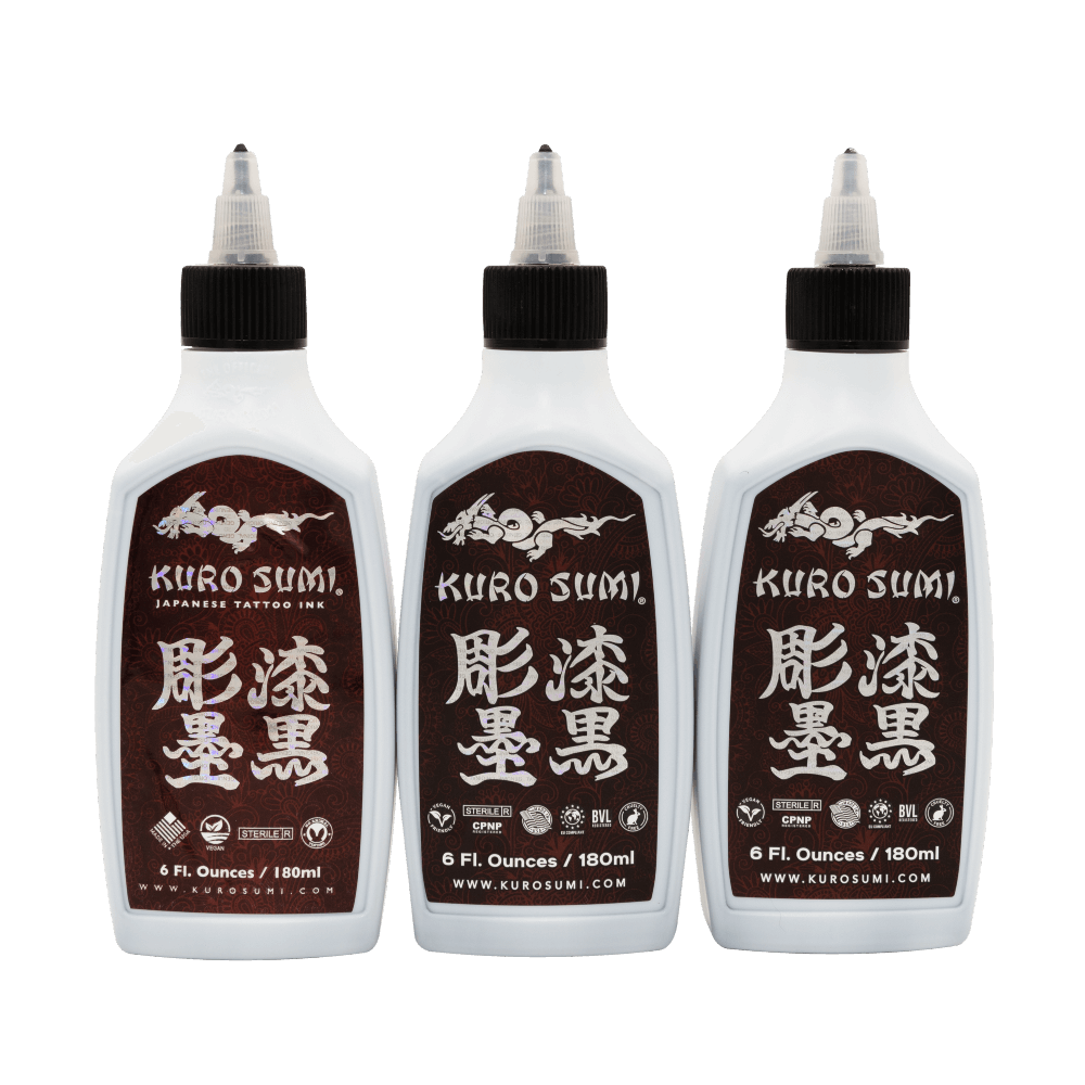 Lining & Shading Set  — Kuro Sumi Tattoo Ink — Pick Size