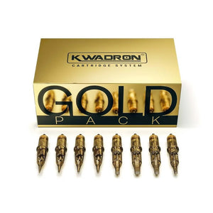 Kwadron Gold Pack Tattoo Cartridge Needles — 40 Cartridges