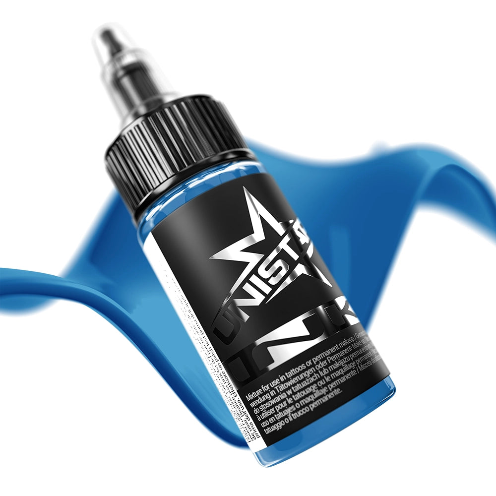 Kwadron Unistar Colors Ink — Pick Color — 1oz Bottle Blue Dark Blue