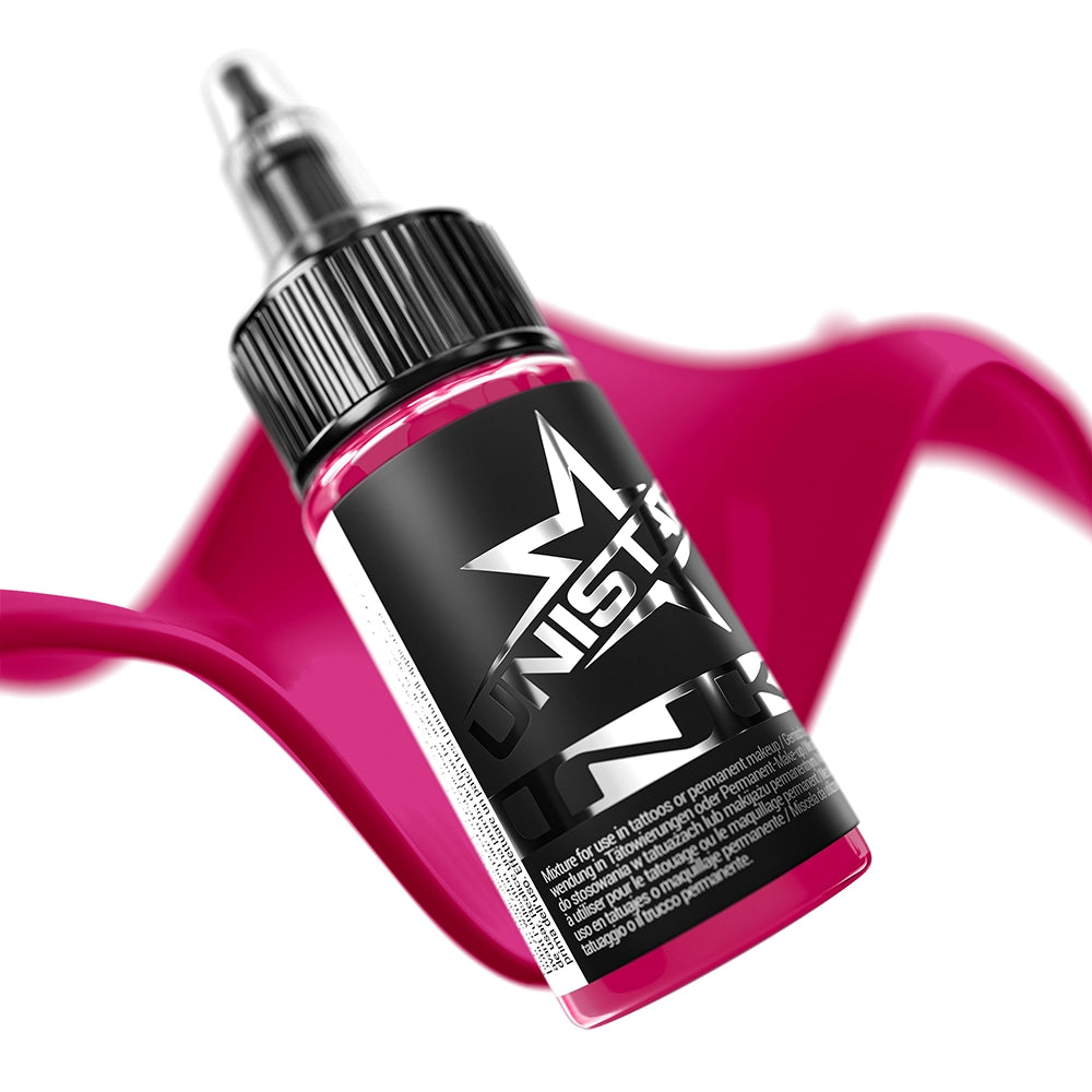 Kwadron Unistar Colors Ink — Pick Color — 1oz Bottle Pink Neon Pink
