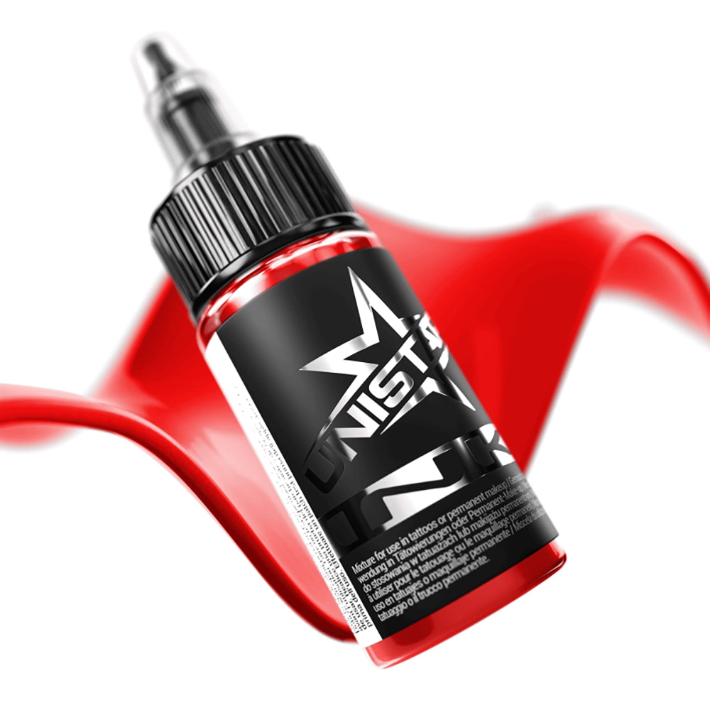 Kwadron Unistar Colors Ink — Pick Color — 1oz Bottle Red Top Basic Red