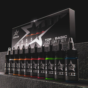 UNISTAR COLORS™ Ink Top Basic Set — 10 30ml Bottles