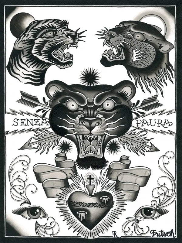 Echoes of Time — 25 Years of Tattoo Art — Hardcover Book + Travel Tool Book