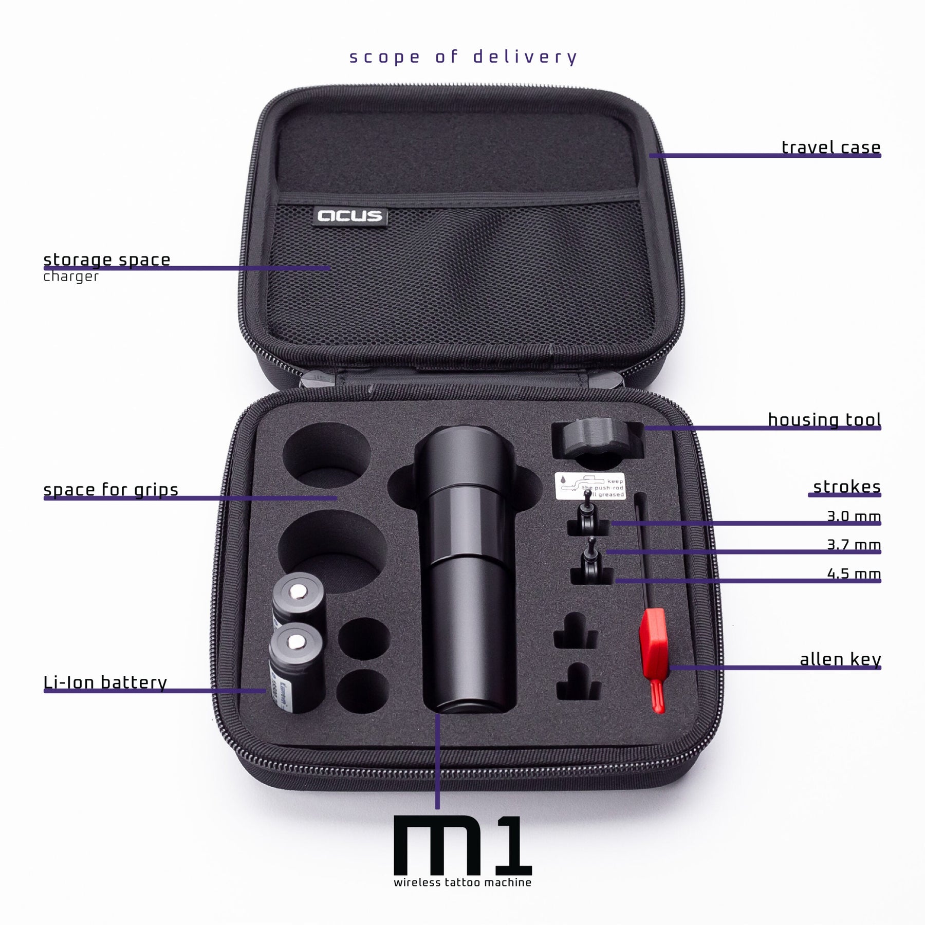 ACUS M1 Wireless Tattoo Machine