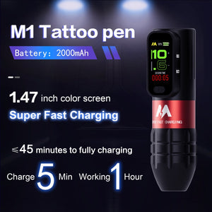 Mars M1 Wireless Pen Tattoo Machine