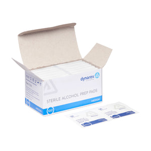 Alcohol Prep Pads Box - Medium - Price Per Box of 100