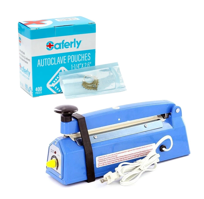 Desk Type 8" Impulse Heat Sealer — 110V or 220V