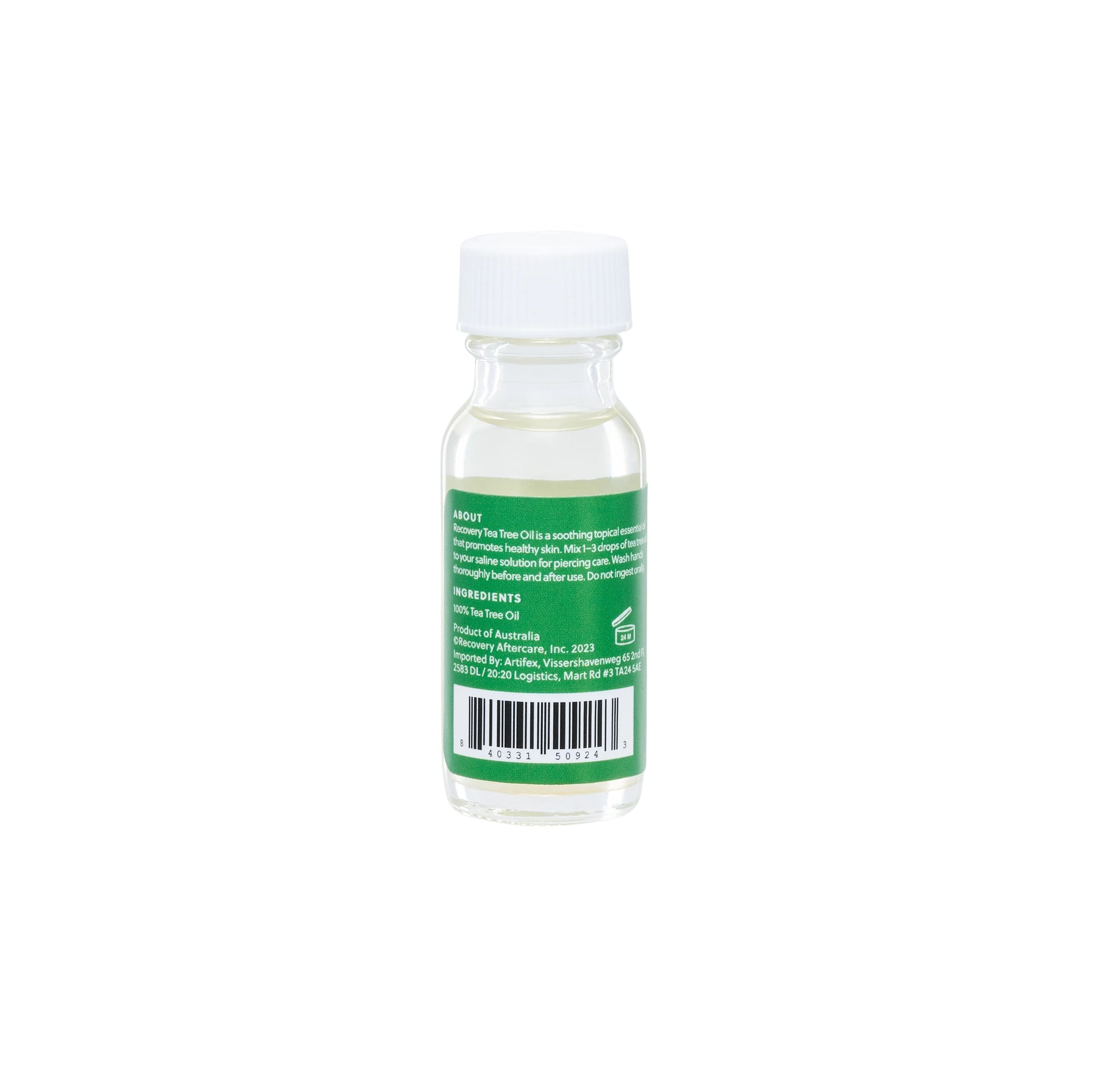 Recovery Aftercare Tea Tree Oil 1/2oz Bottle