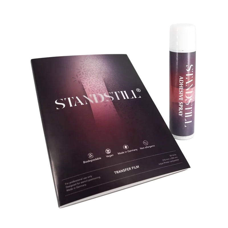 StandStill Transfer Film and Adhesive Stencil Spray