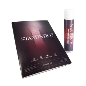 StandStill Transfer Film and Adhesive Stencil Spray