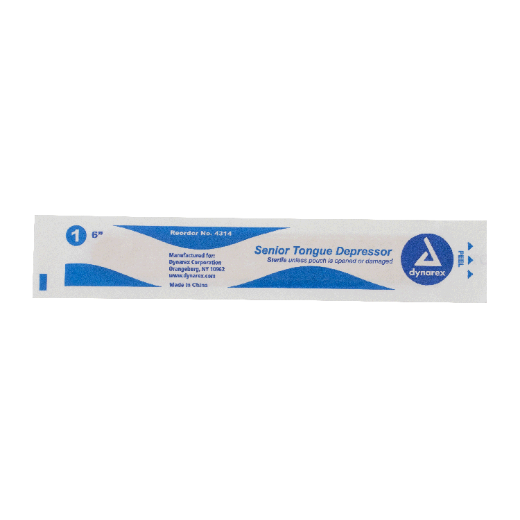 Sterile Tongue Depressors — Box of 100