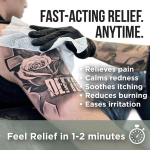 Wipe Outz™ Numbing Tattoo Wipes — Lidocaine Infused