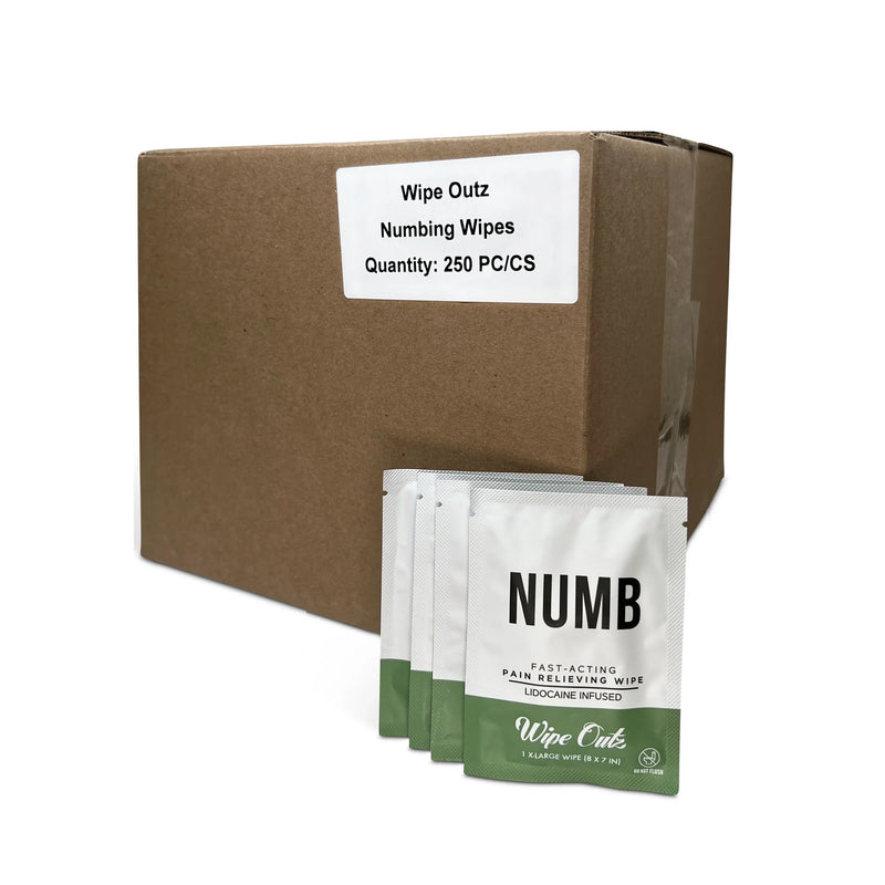 Wipe Outz™ Numbing Tattoo Wipes — Lidocaine Infused