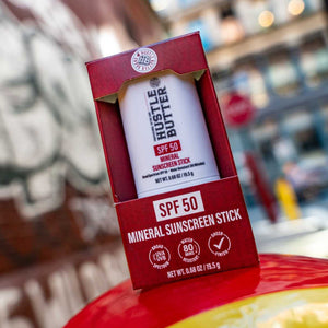 Hustle Butter Mineral Sunscreen Stick — SPF 50 — Single or Case of 12