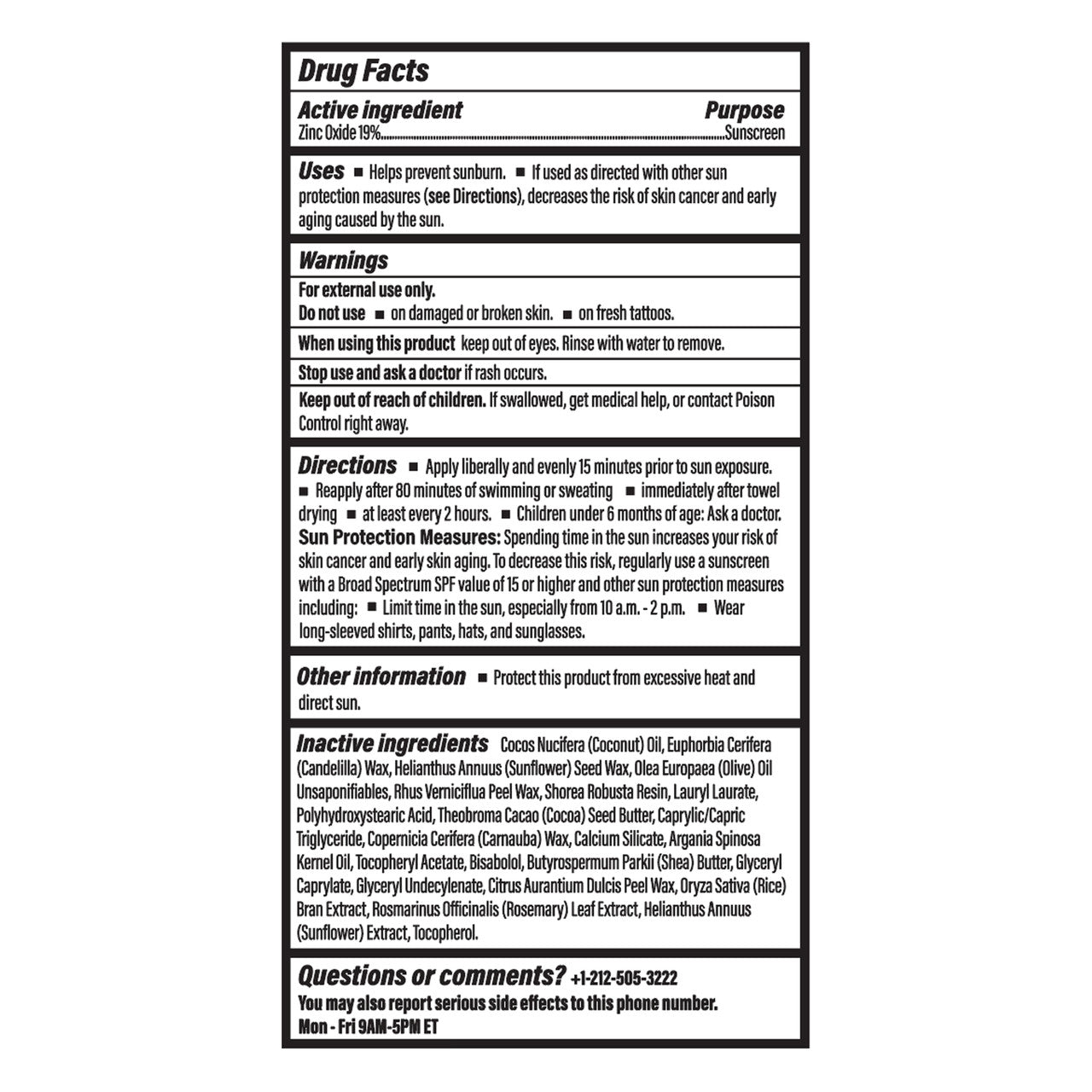 Hustle Butter Mineral Sunscreen Stick — SPF 50 — Single or Case of 12