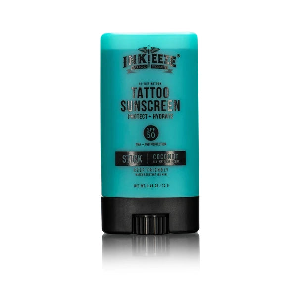 INK-EEZE Hi-Definition Tattoo Sunscreen Stick SPF 50 — 0.5oz