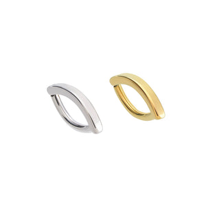 Tilum 14g Titanium Crescent Curve Navel Clicker