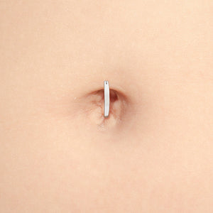 Tilum 14g Titanium Crescent Curve Navel Clicker