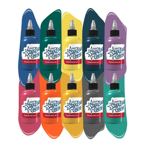 Mark Duhan Floral Series 10-Color Ink Set — Tommy’s StarBrite Colors Signature Series — 1oz Bottles