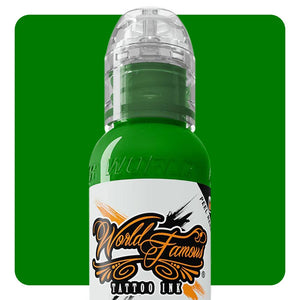 World Famous Tattoo Ink — All Green Inks — 1oz