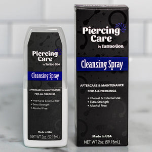 Piercing Care Cleansing Spray by Tattoo Goo —  2oz Bottle