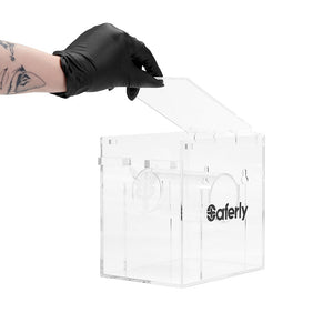 Saferly Barrier Film Holder with Wall Mount