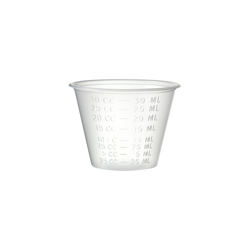 Medicine Cups - 1oz - Graduated - Sleeve of 100 Cups