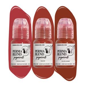 Mauve Lip Mini Set – Perma Blend – 3 1/2oz Bottles