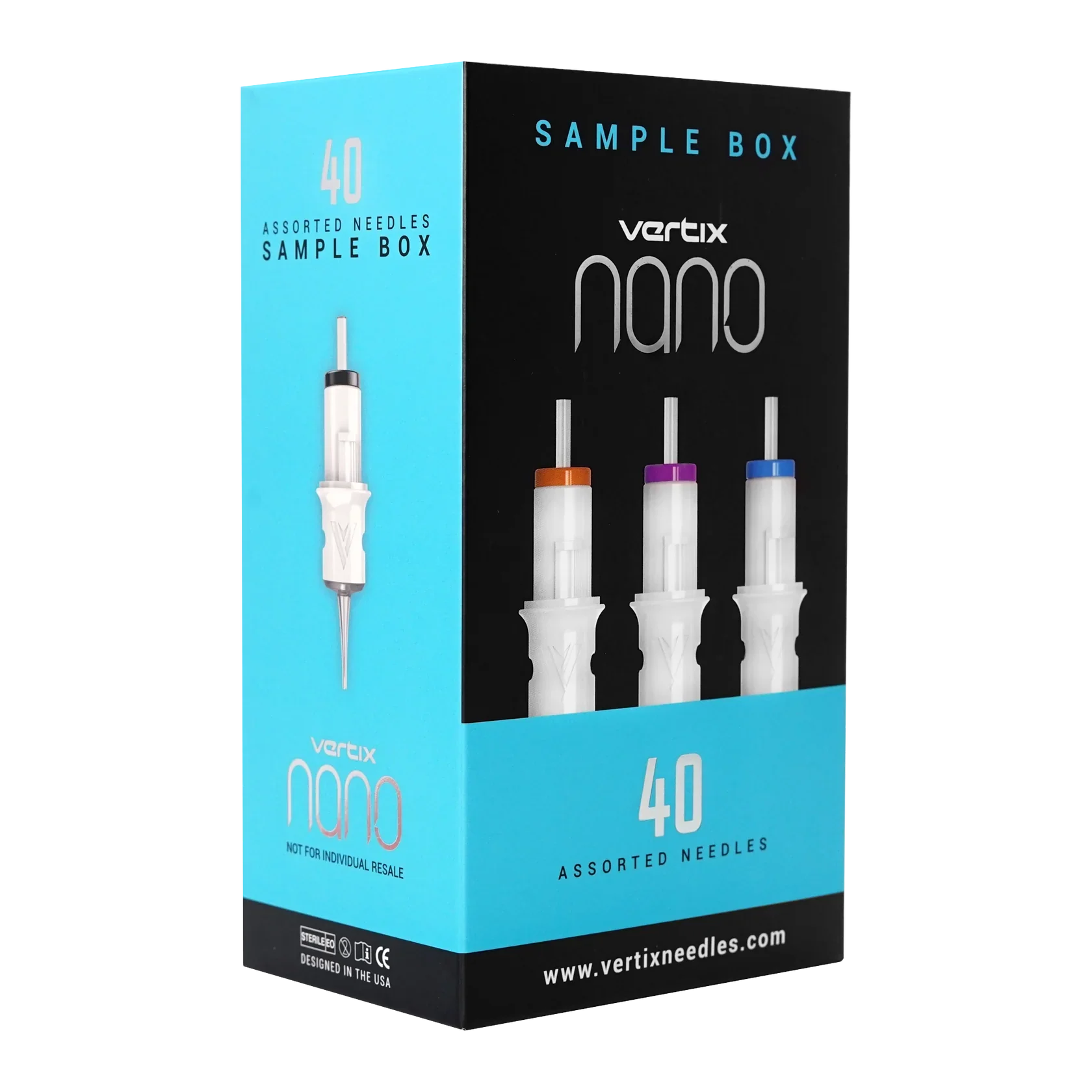 Vertix Nano Membrane Cartridge Needles — Sample Pack of 40
