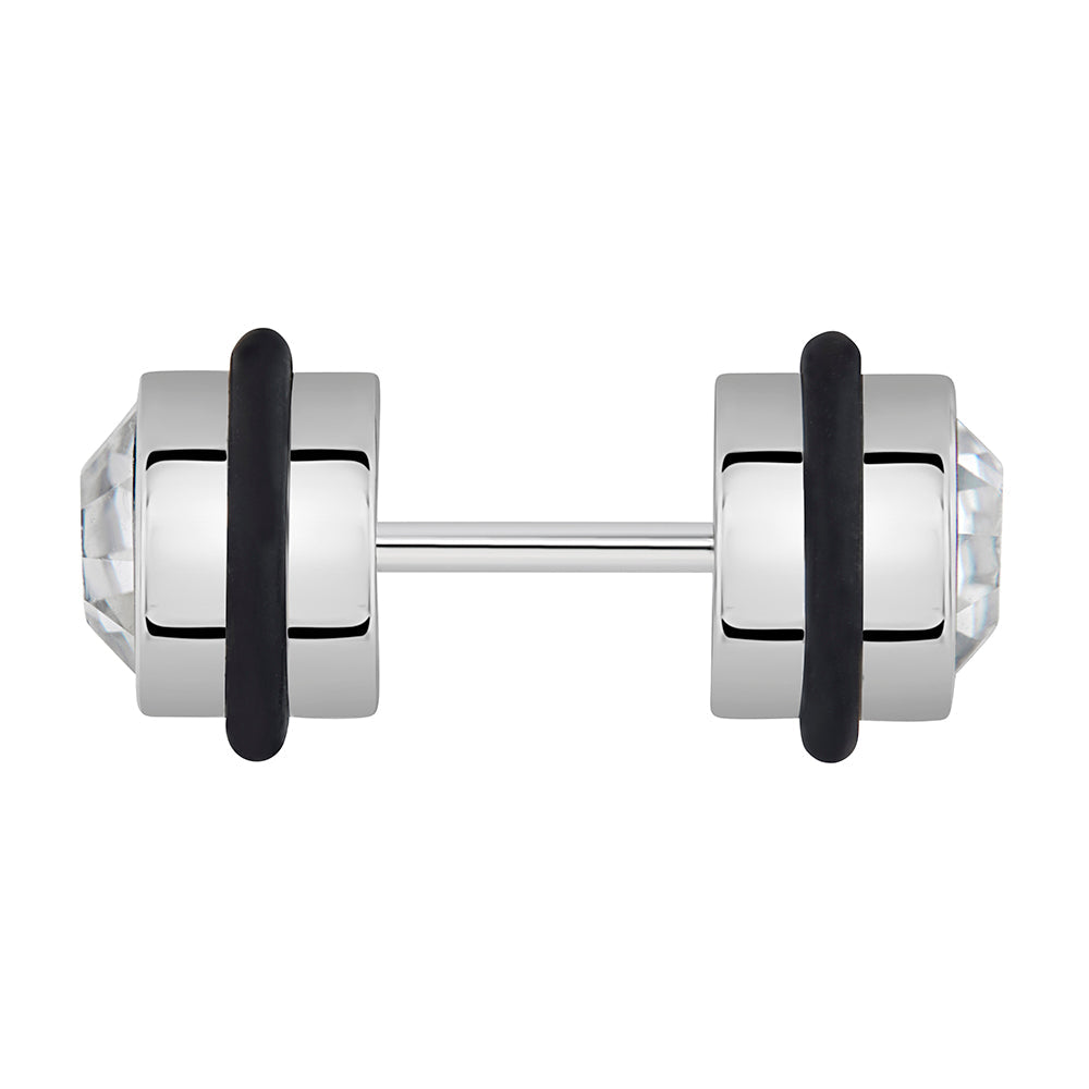 CLEAR GEM illusion Fake Piercing Plug - Price Per 1 Fake Plug