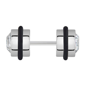 CLEAR GEM illusion Fake Piercing Plug - Price Per 1 Fake Plug