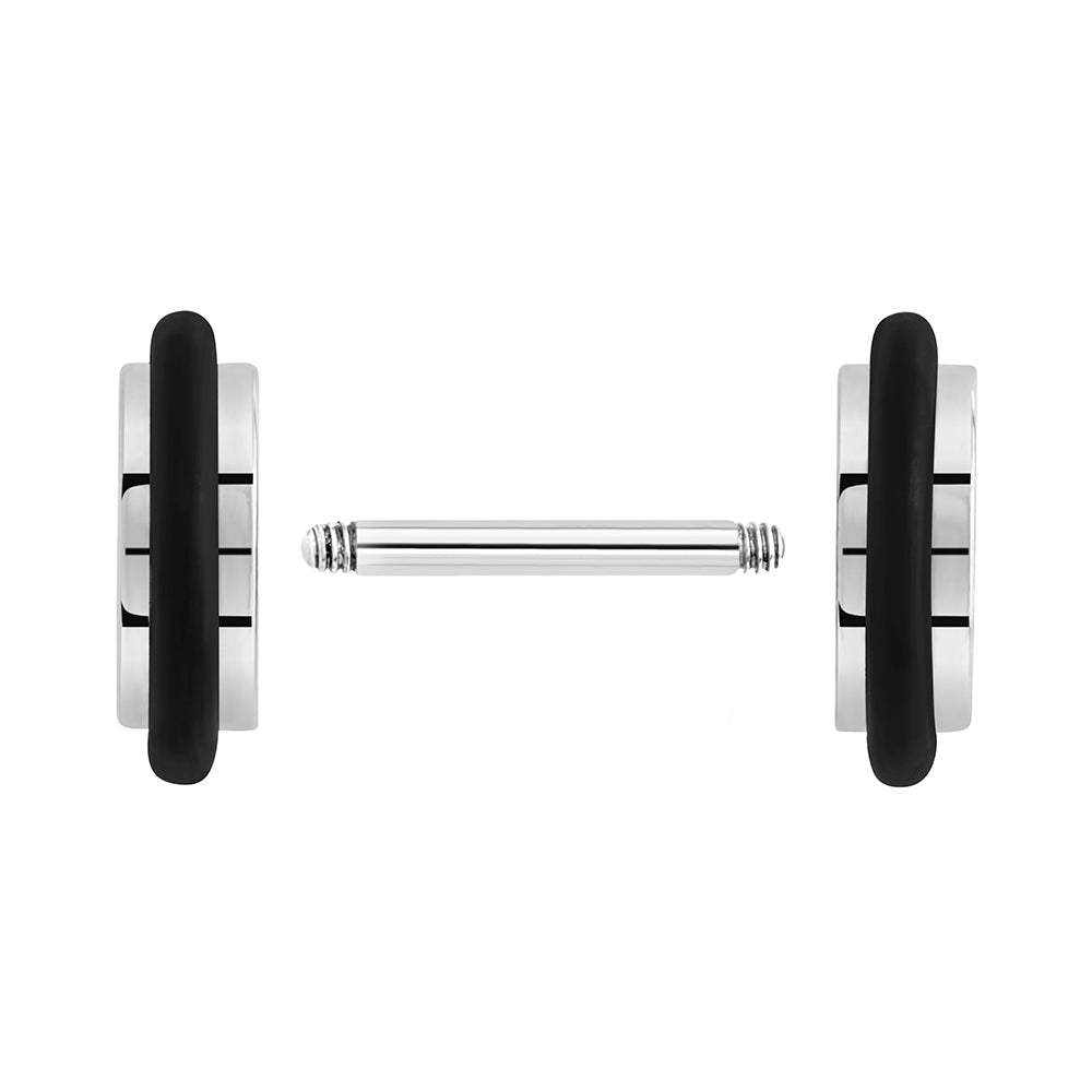 FAKE PLUG HEART Fake Piercing - Price Per 1