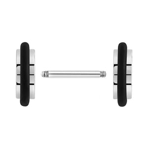 FAKE PLUG HEART Fake Piercing - Price Per 1