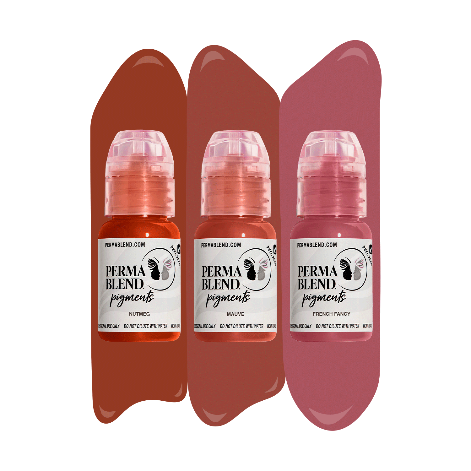 Mauve Lip Mini Set – Perma Blend – 3 1/2oz Bottles