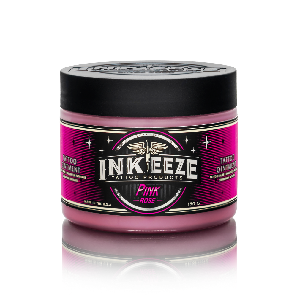 INK-EEZE Pink Glide Tattooing Ointment — 6oz Jar