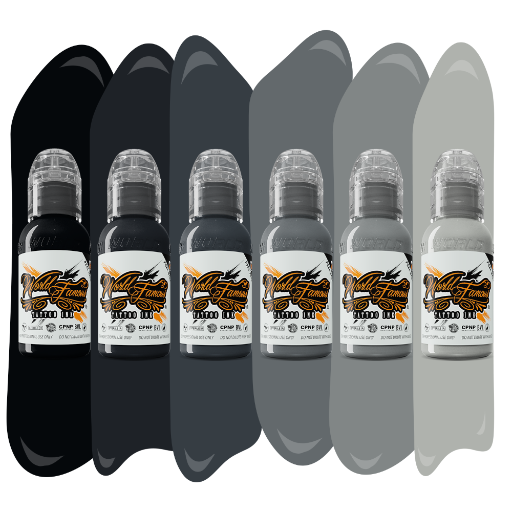 Mono Chromatic Set — World Famous Tattoo Ink — Pick Size